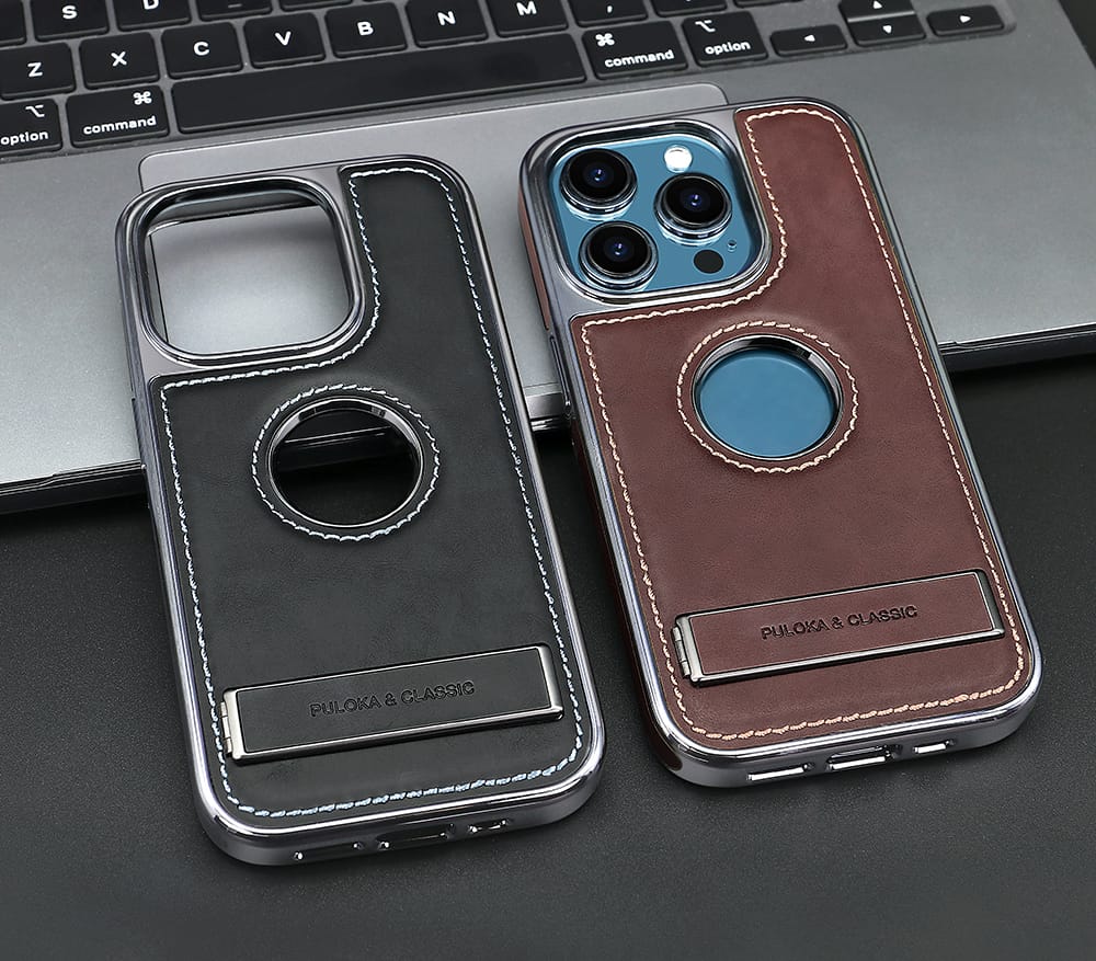 PULOKA Genuine PU Leather iPhone Case Covers Nepal