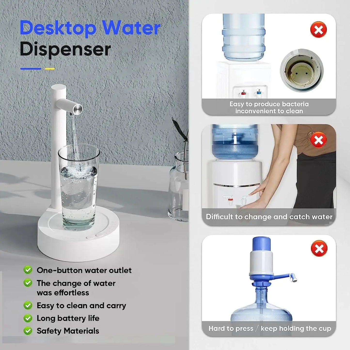 Smart Desktop Water Dispenser Covers Nepal
