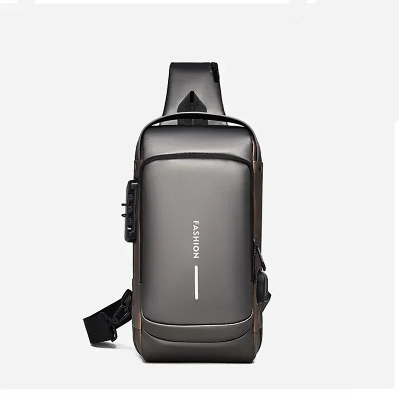 Men's Secure-USB Sling Bag Covers Nepal