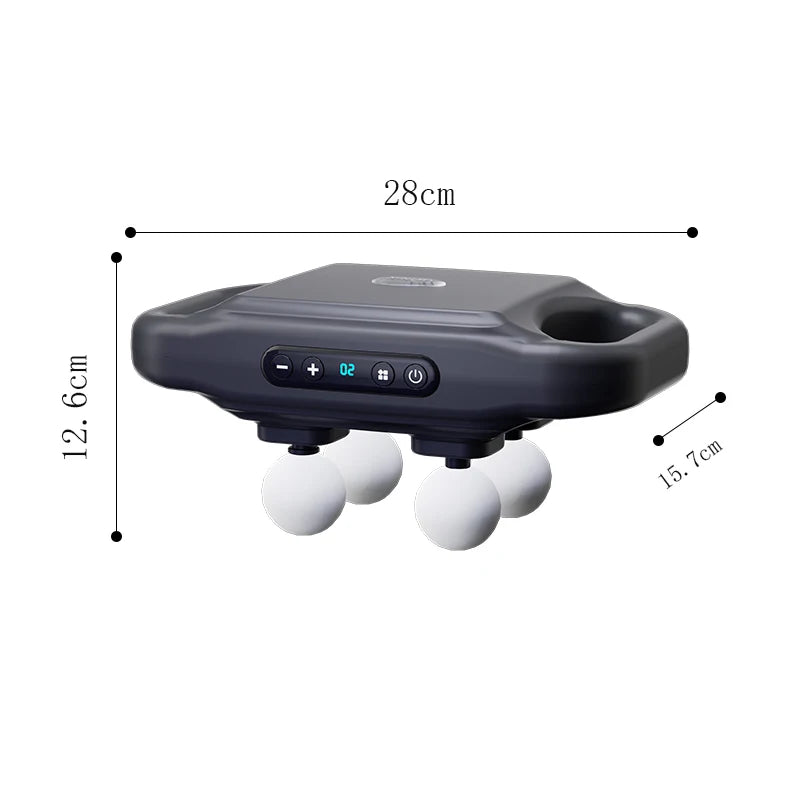Deep Relax Pro: Four Head Massage Gun Covers Nepal