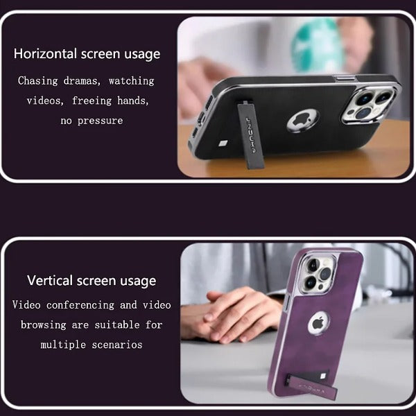 Executive Business Pro: Inner Fur Leather Stand Case For iPhone Covers Nepal