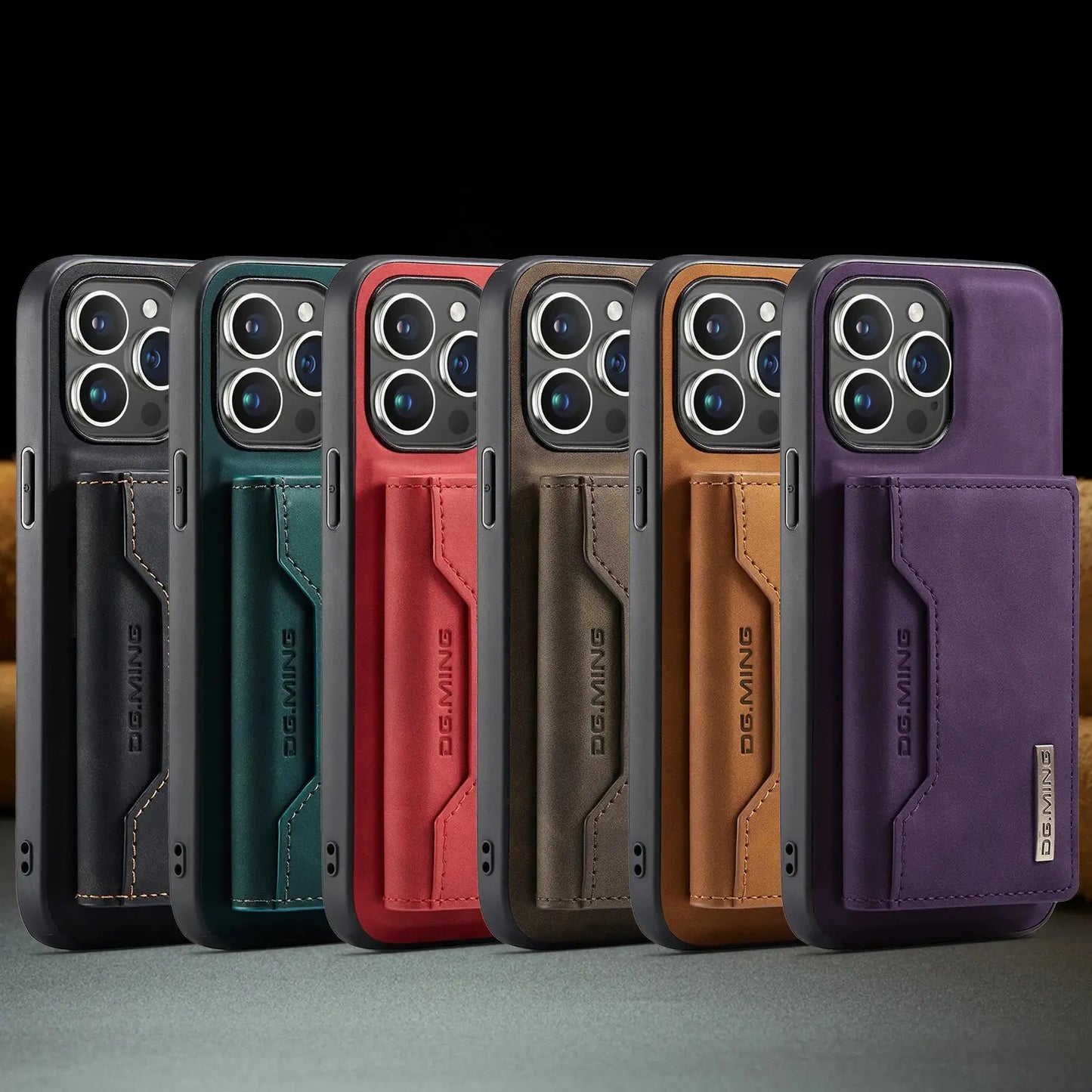 DG.MING Pro: All-in-One iPhone Wallet Case Covers Nepal