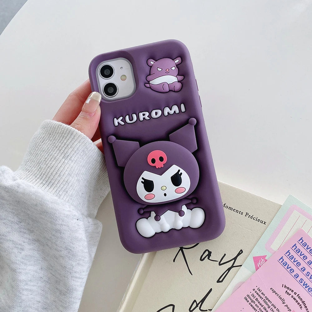 Cute Cartoon Silicone iPhone Case Covers Nepal