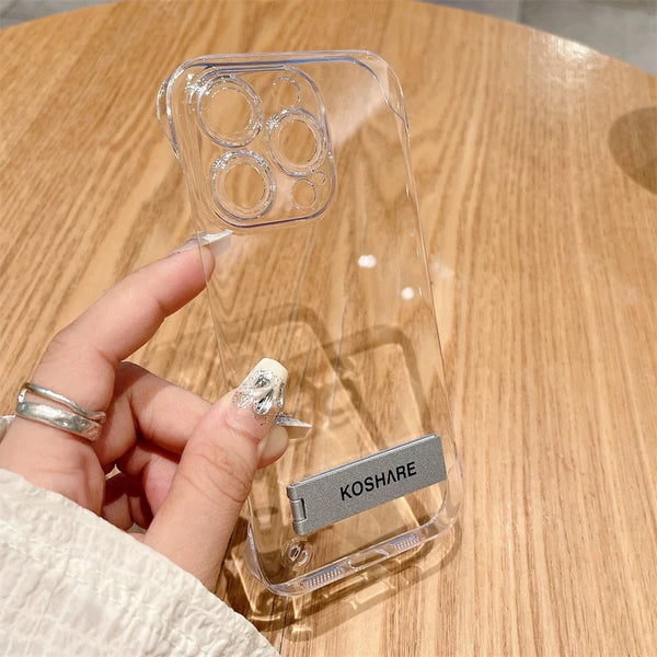 Crystal Clear iPhone Case Stand Covers Nepal