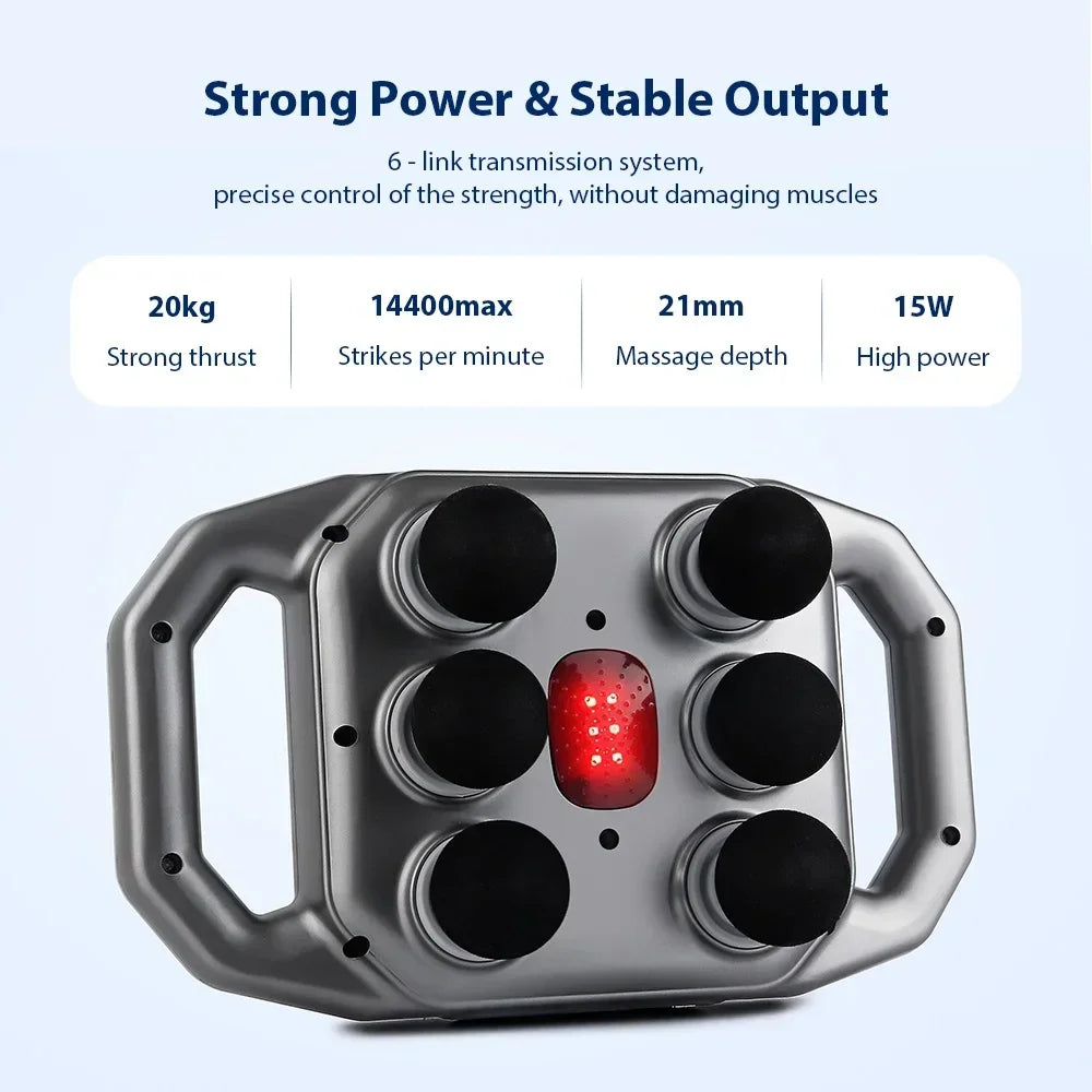 RelaxVibe Pro MultiHead Massage Gun Covers Nepal