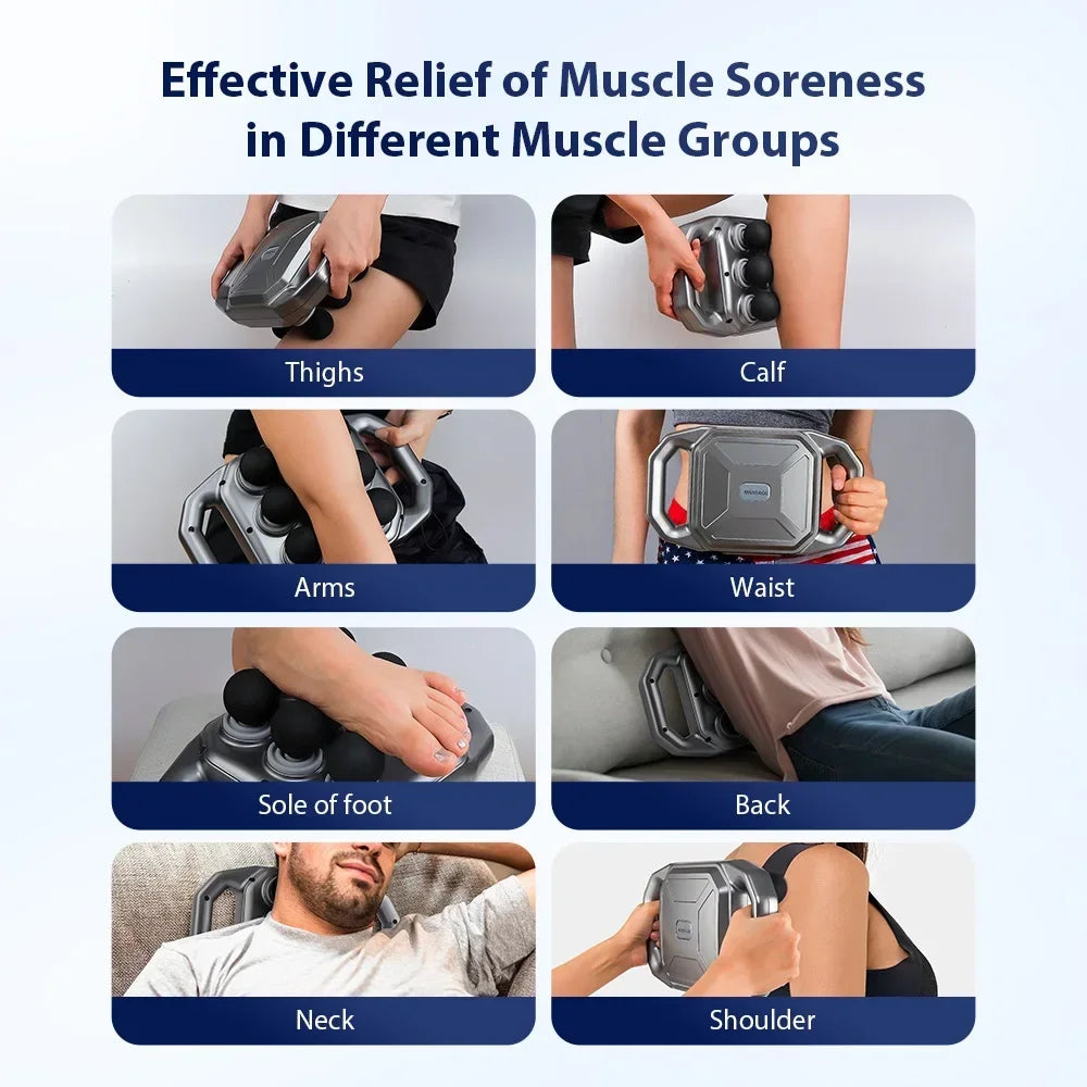 RelaxVibe Pro MultiHead Massage Gun Covers Nepal