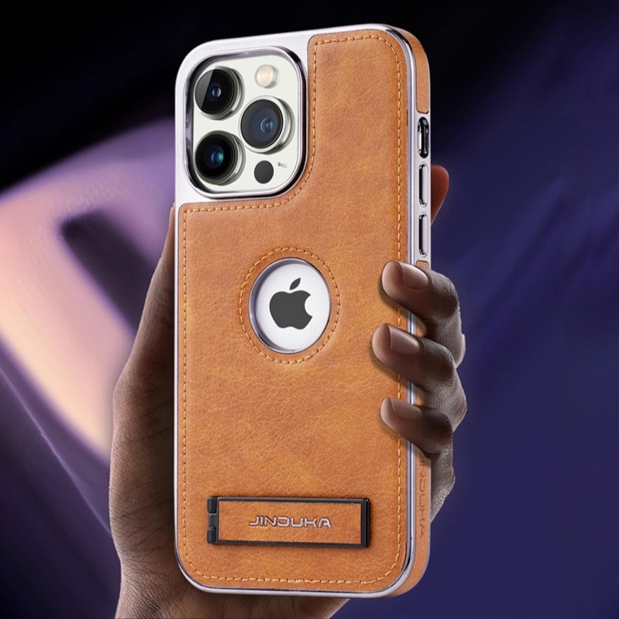 Executive Business Pro: Inner Fur Leather Stand Case For iPhone Covers Nepal