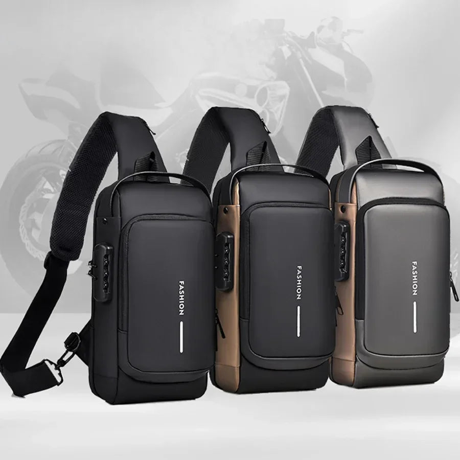 Men's Secure-USB Sling Bag Covers Nepal