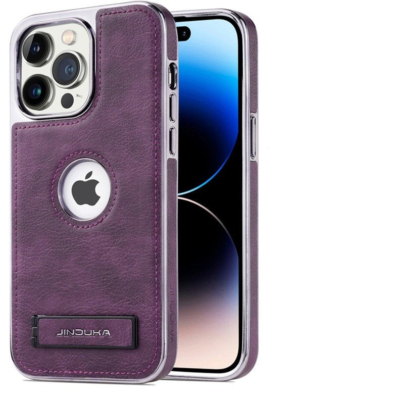 Executive Business Pro: Inner Fur Leather Stand Case For iPhone Covers Nepal