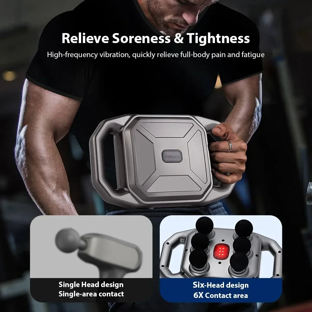 RelaxVibe Pro MultiHead Massage Gun Covers Nepal