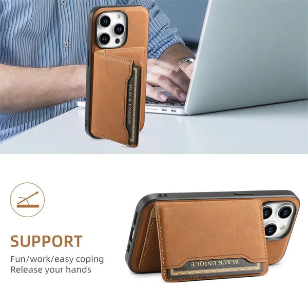 Stylish Leather Phone Wallet Covers Nepal