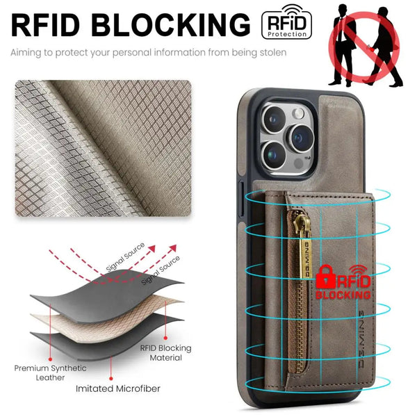 Magnetic Leather Phone Wallet Covers Nepal