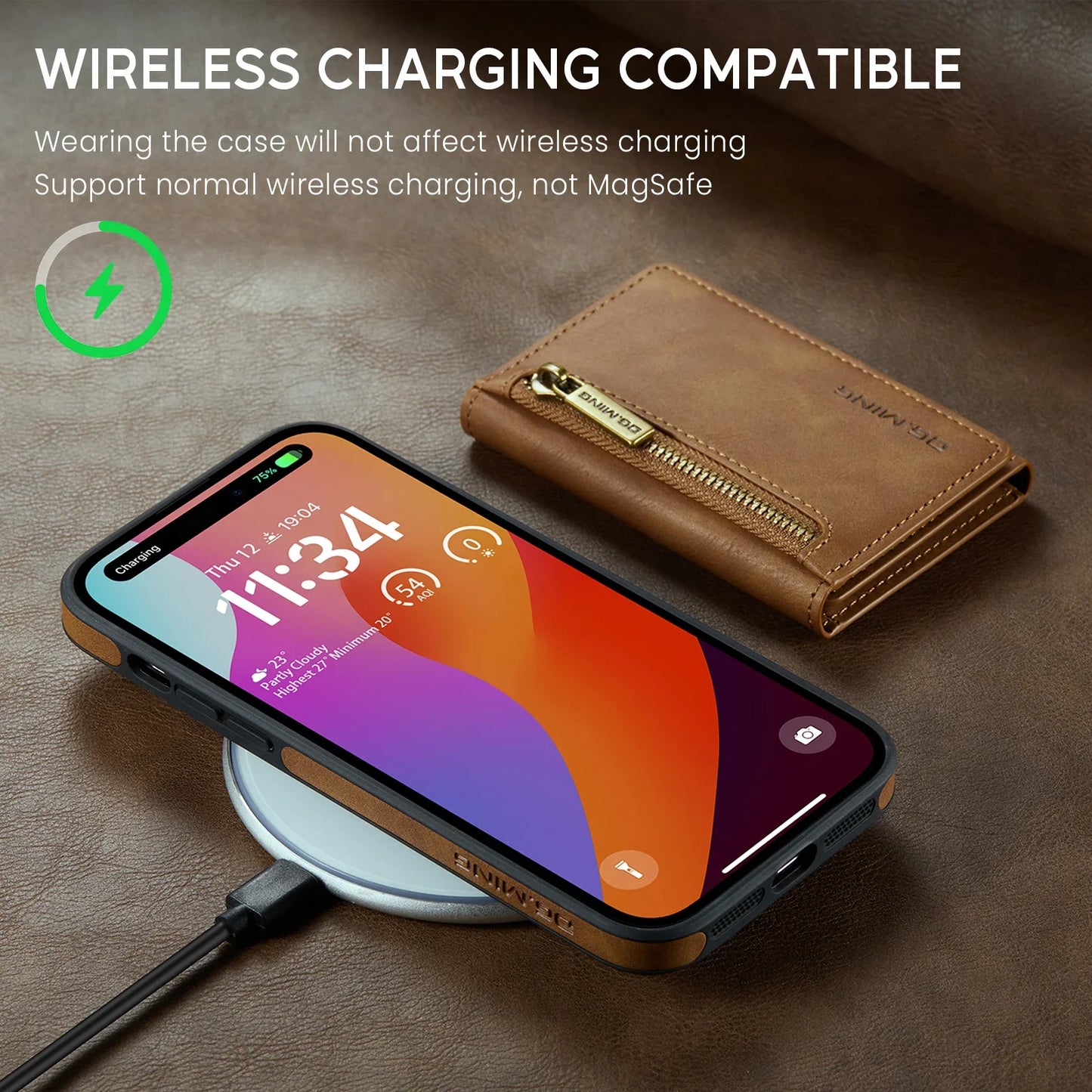 BG. MING Pro: Magnetic Leather Wallet Case Covers Nepal