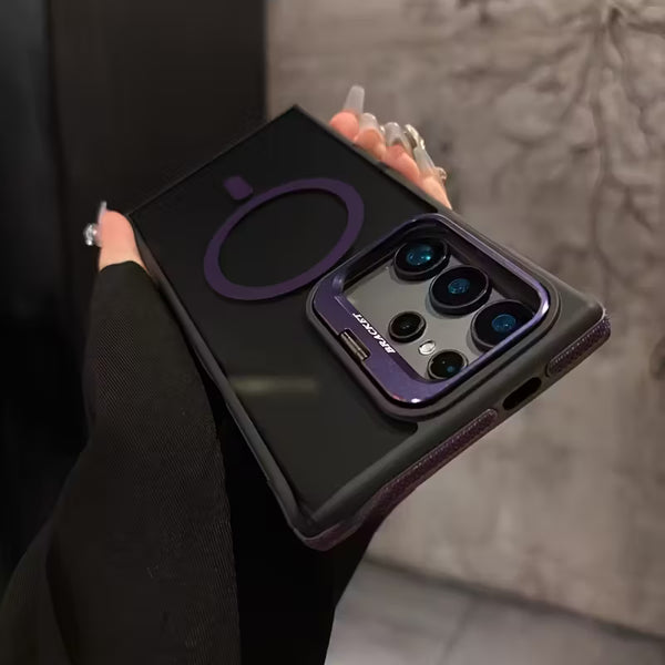 Dual-Color Magnetic Stand Phone Case