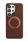 Genuine Leather Magnetic Stand Phone Case Covers Nepal