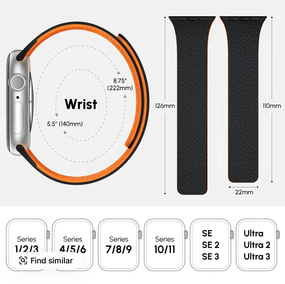 Silicone Magnetic Smartwatch Band Covers Nepal