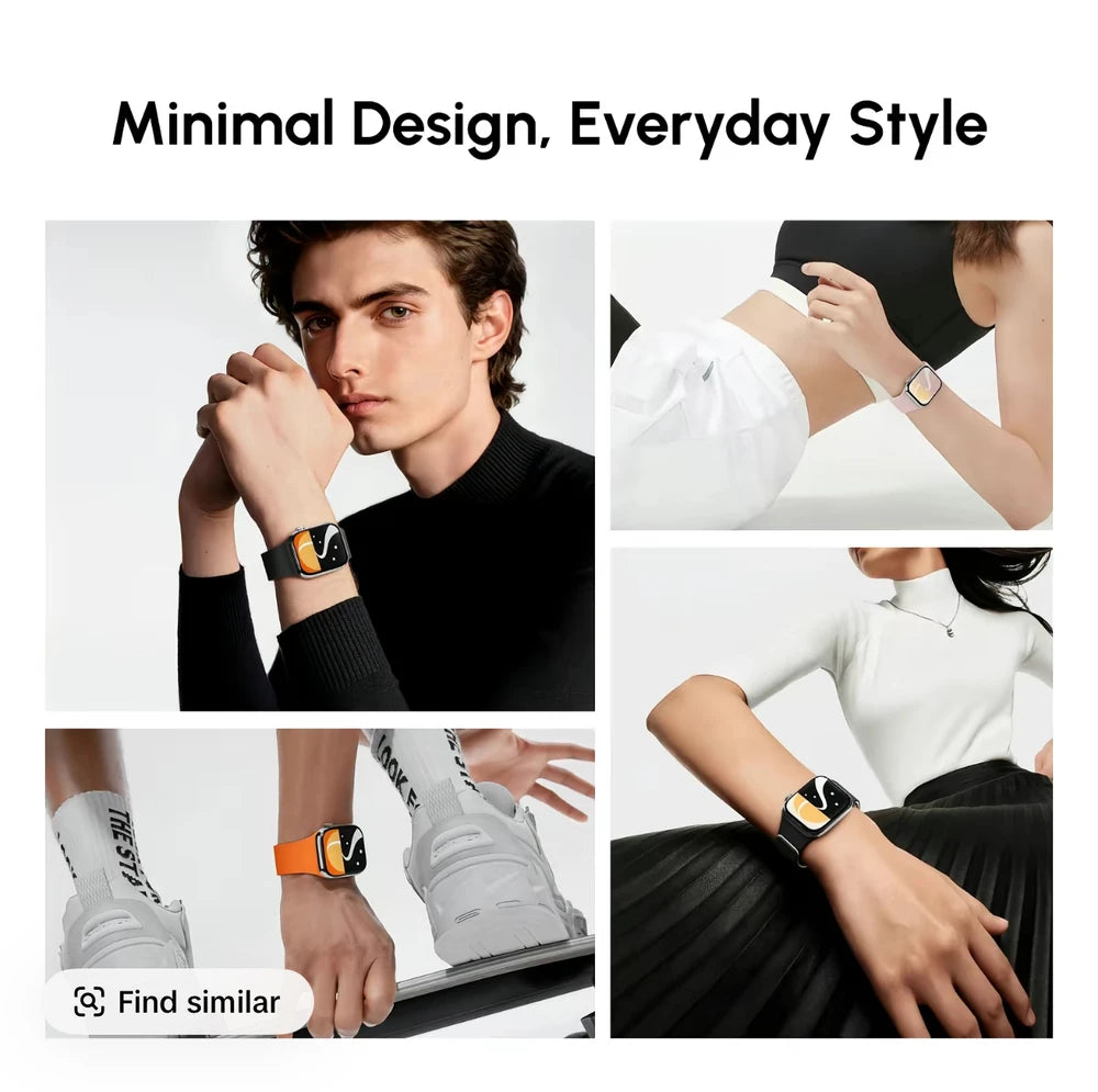 Silicone Magnetic Smartwatch Band Covers Nepal