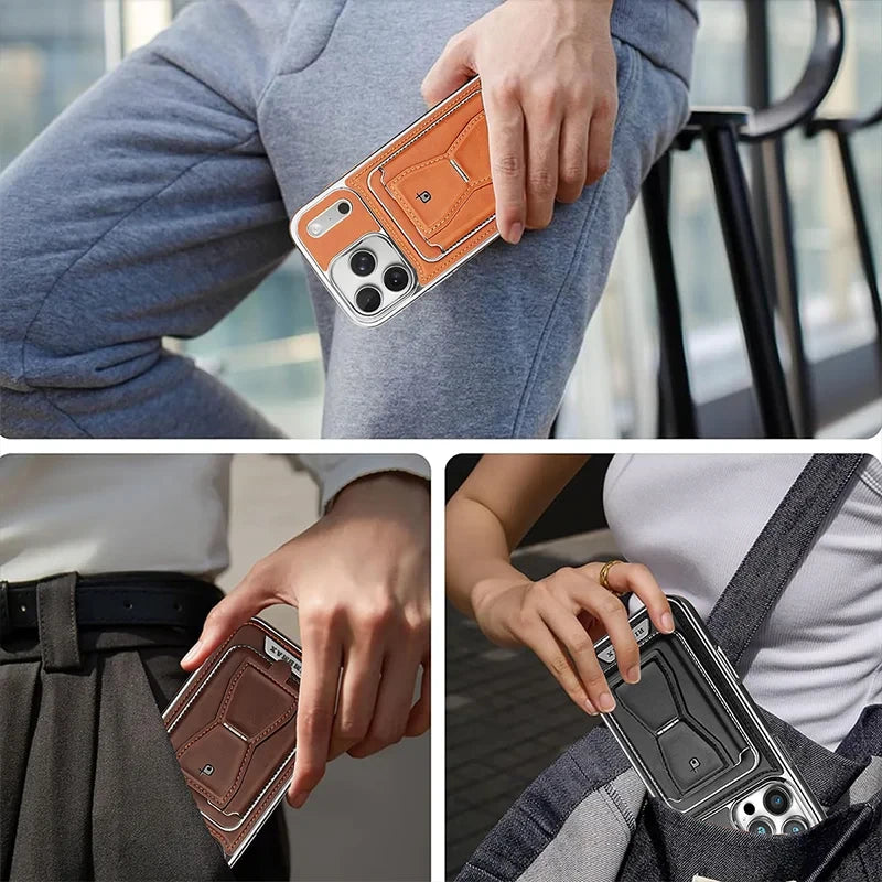 Magnetic Leather Wallet Phone Case Covers Nepal