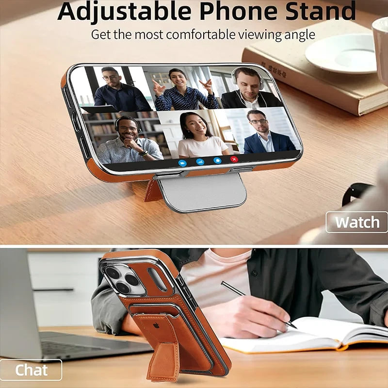 Magnetic Leather Wallet Phone Case Covers Nepal