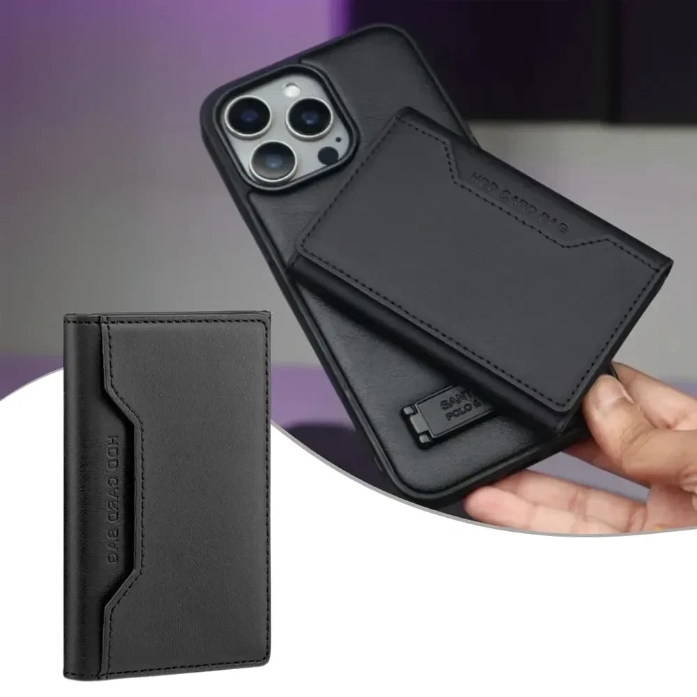 Leather MagSafe Card Holder Pro Covers Nepal