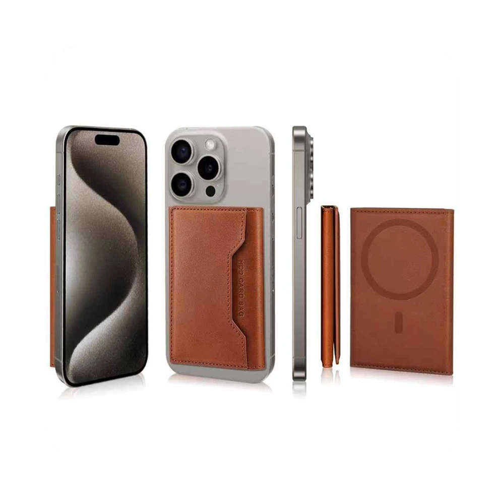 Leather MagSafe Card Holder Pro Covers Nepal