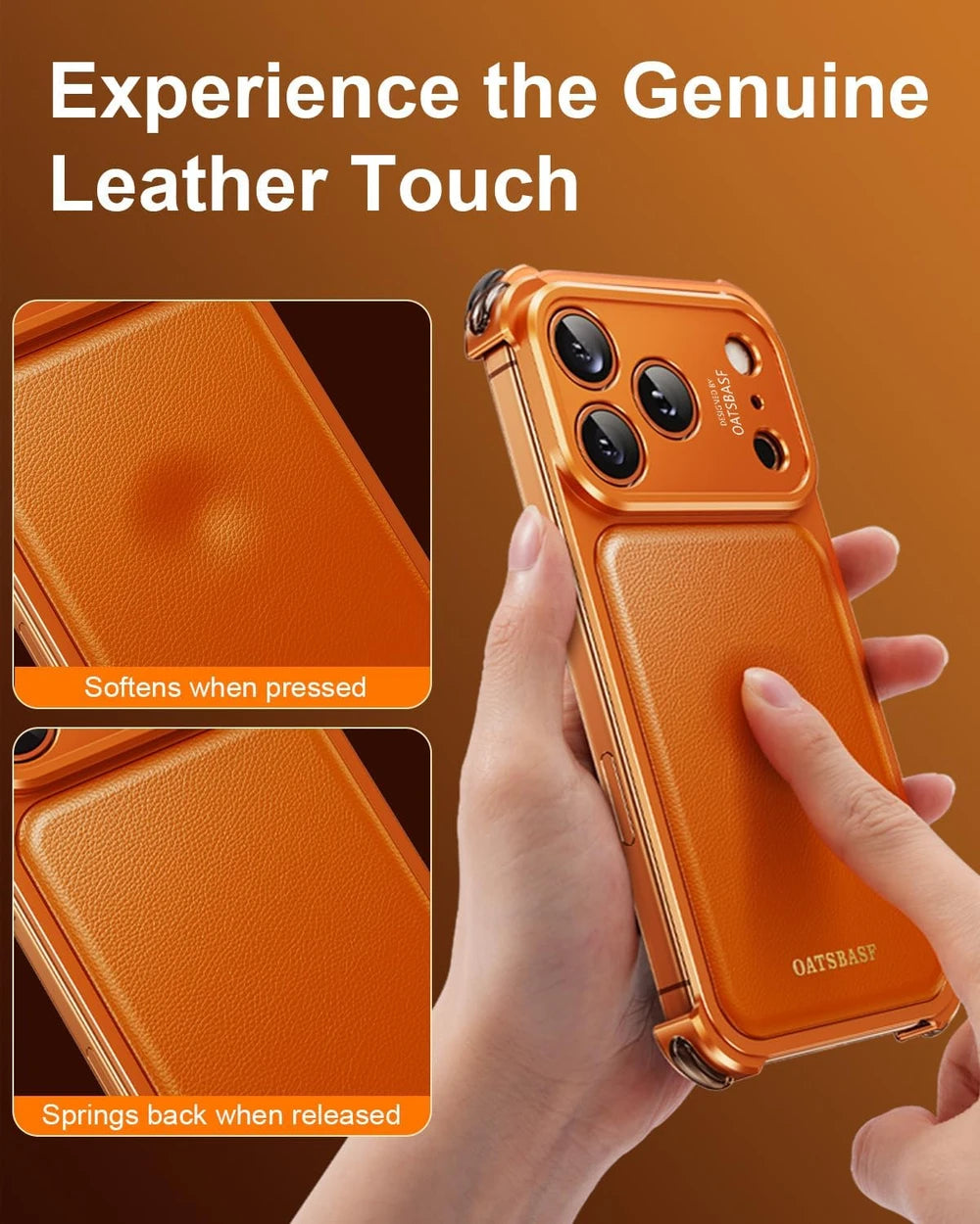 Leather Metal iPhone Pro Case Covers Nepal