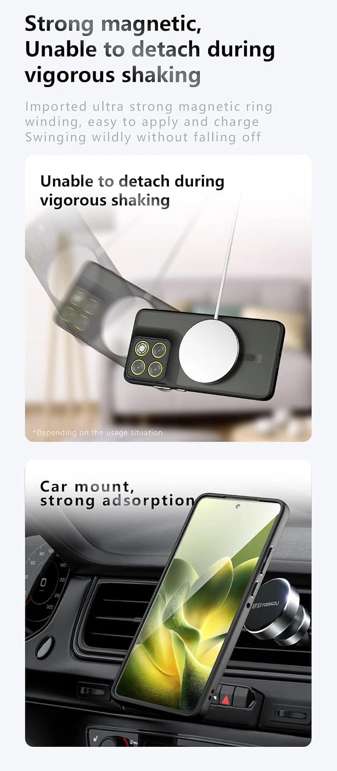 Metal 360  Magnetic Kickstand Matt Phone Case Covers Nepal