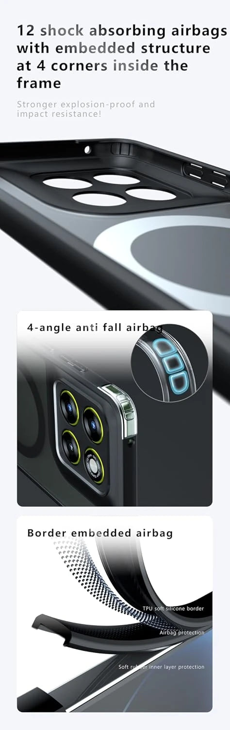Metal 360  Magnetic Kickstand Matt Phone Case Covers Nepal