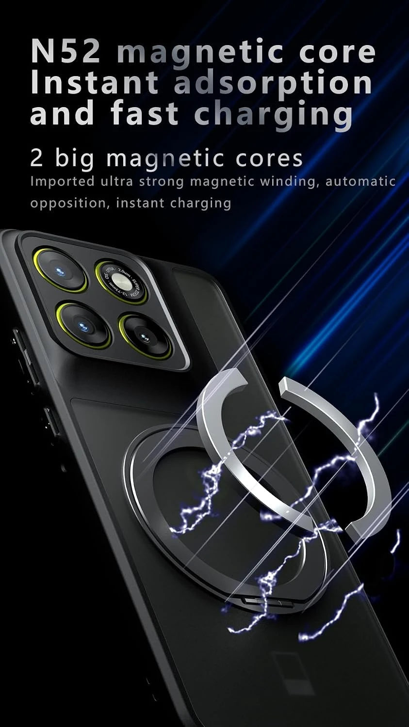 Metal 360  Magnetic Kickstand Matt Phone Case Covers Nepal