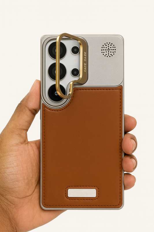 Magnetic Leather Armor Phone Case Covers Nepal