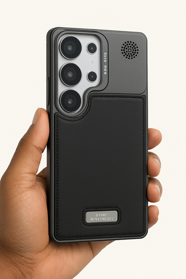 Magnetic Leather Armor Phone Case Covers Nepal