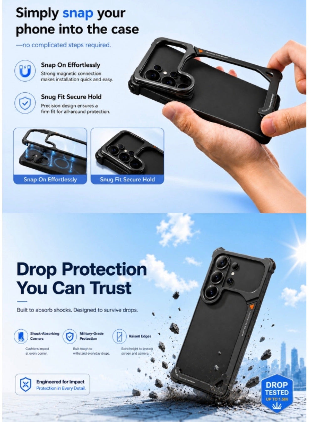 Oatsbasf Brand: Aluminum Bumper Stand Phone Case Covers Nepal