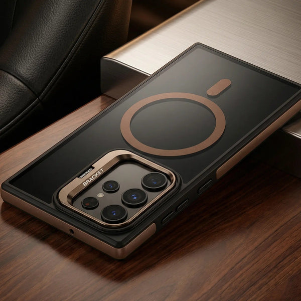 Dual-Color Magnetic Stand Phone Case Covers Nepal