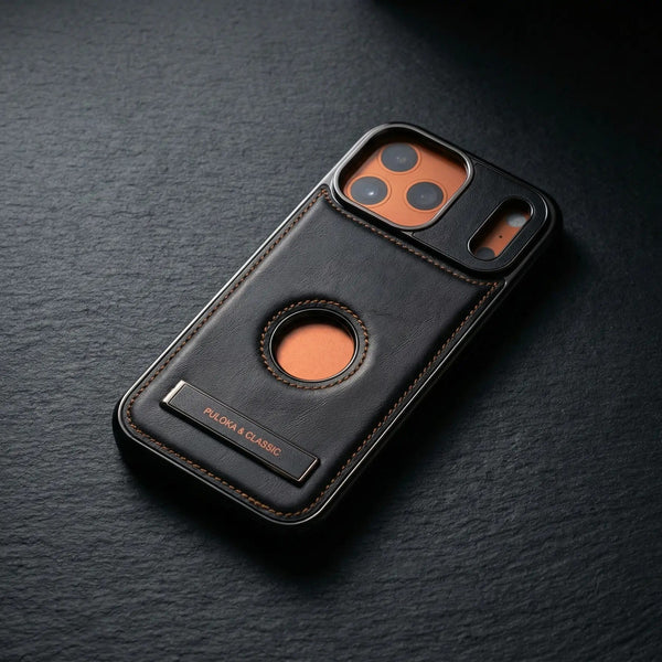 Vuriozz Metal PU Stand Case