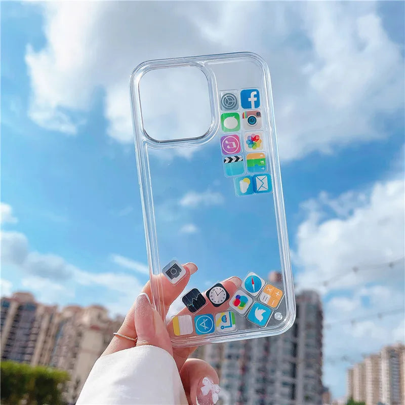 Transparent Liquid Quicksand Glitter Sparkle Shield Case for iPhone Covers Nepal