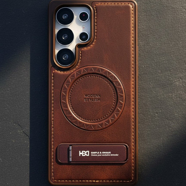 Frosted Faux Leather Case