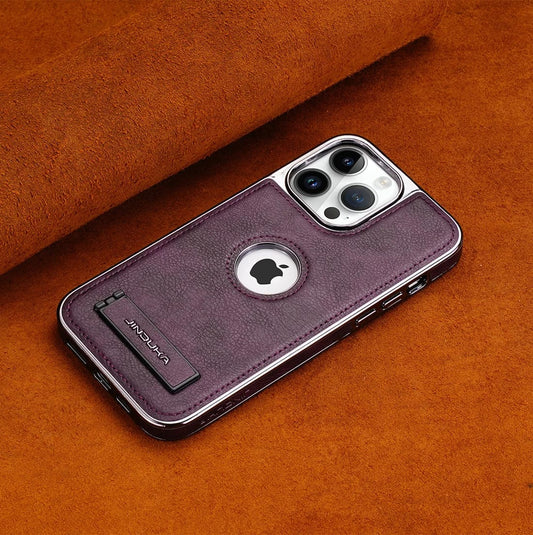 Jinduka Brand: Premium Leather Stand Phone Case for 14Pro Max Covers Nepal