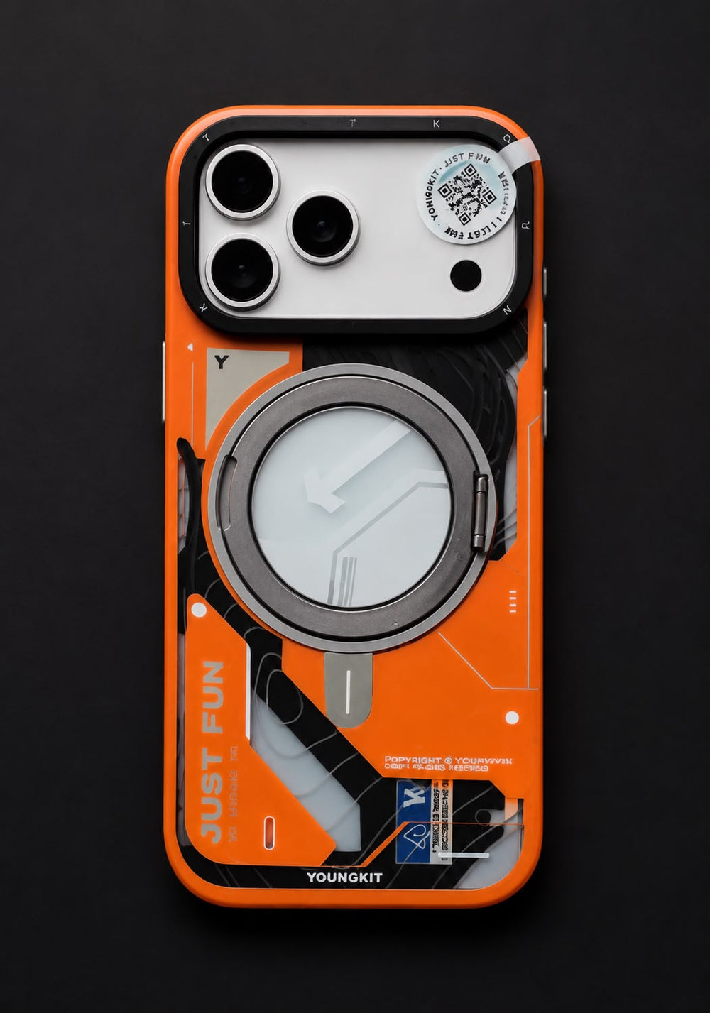 Younkit Brand: Cyberpunk 360° Spin Magnetic Stand Case Covers Nepal