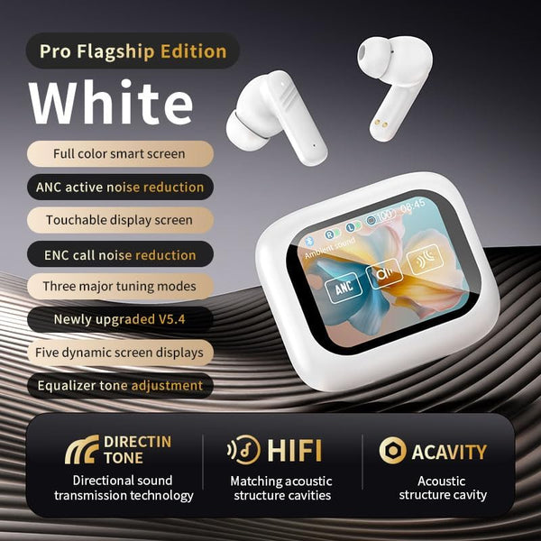 GlowTouch Smart Touchscreen Wireless Earbuds