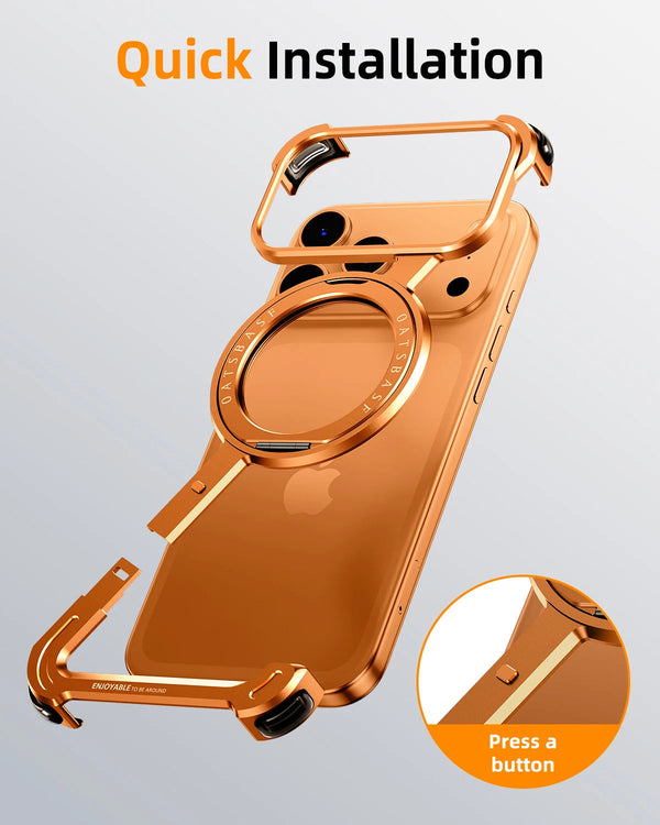 Premium MagSafe Rotating Grip Case Covers Nepal