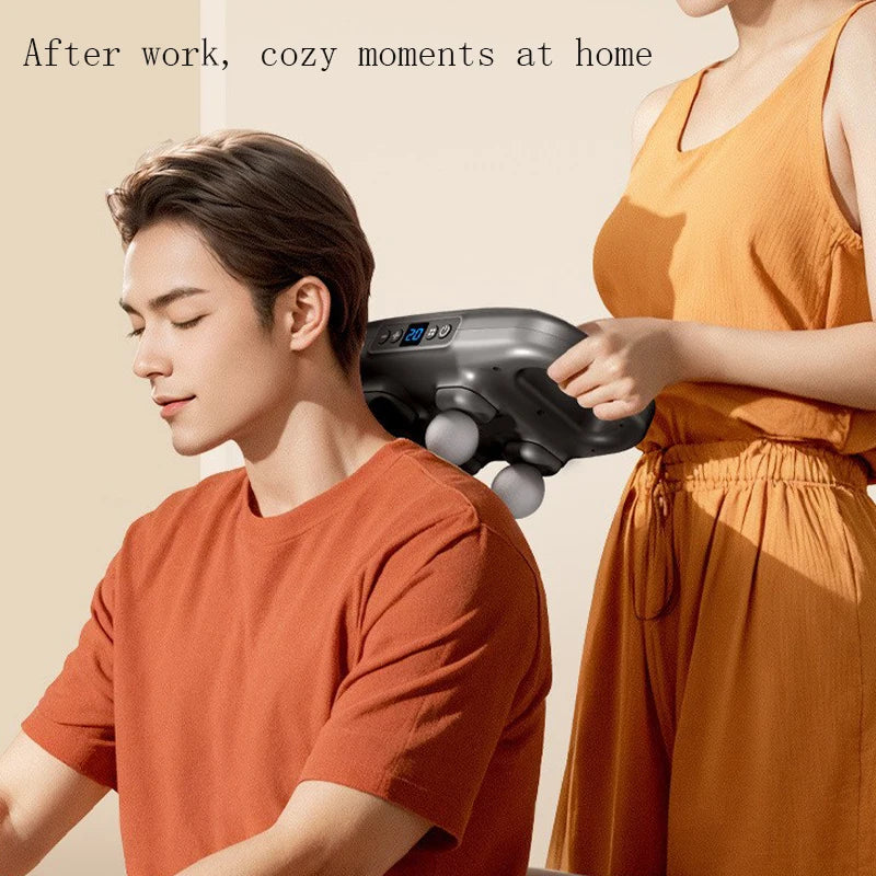 Deep Relax Pro: Four Head Massage Gun Covers Nepal