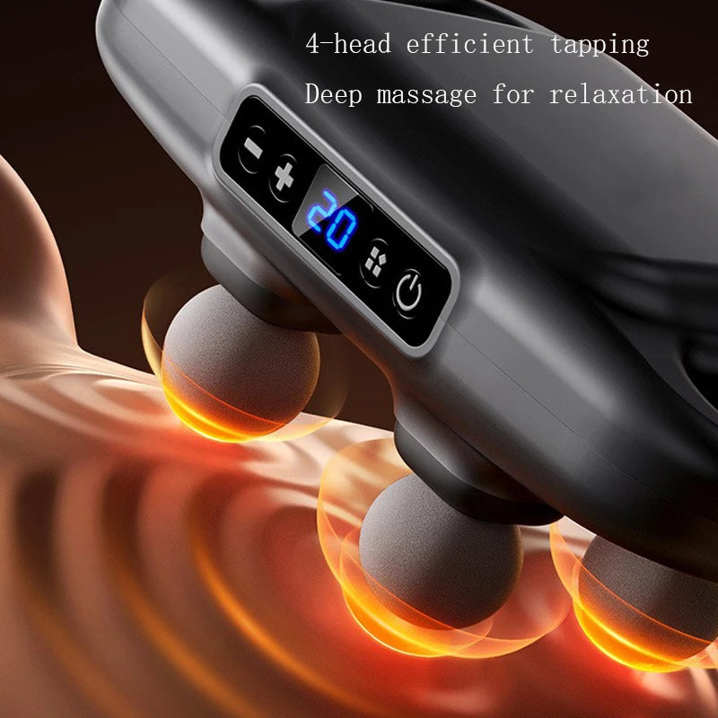 Deep Relax Pro: Four Head Massage Gun Covers Nepal